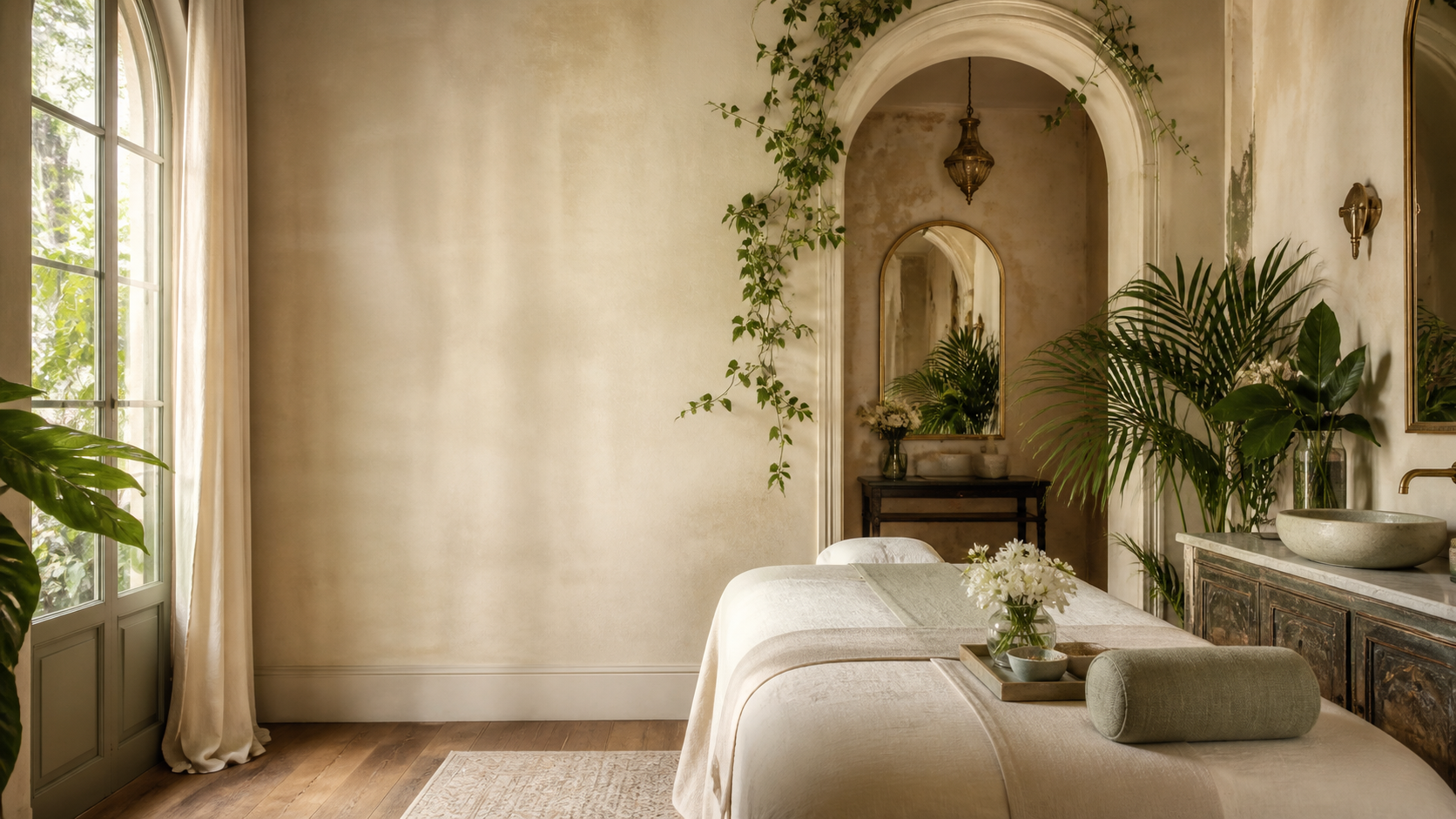 Vine Garden Spa experience for the VIP package